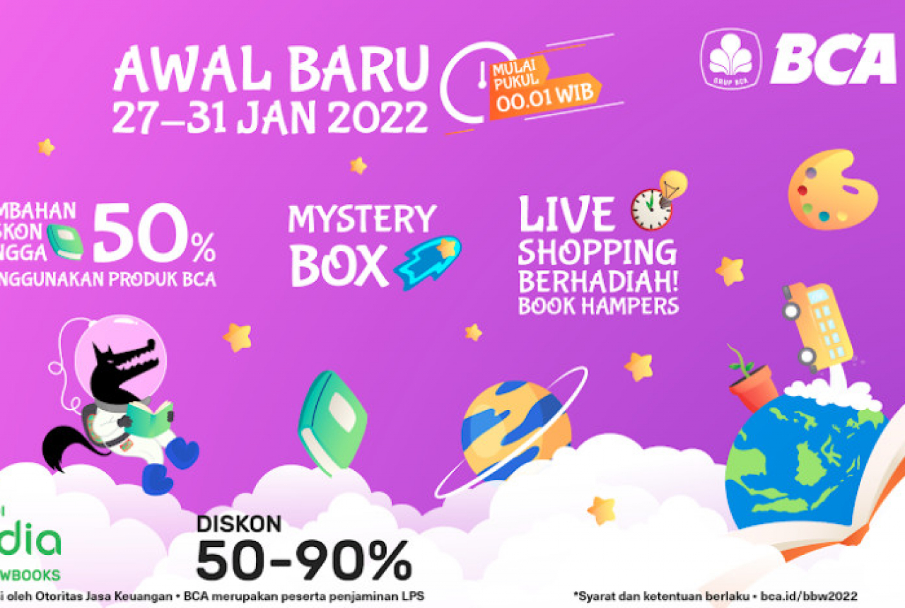 Big Bad Wolf Tebar Diskon Buku Hingga 90 Hanya Di Tokopedia