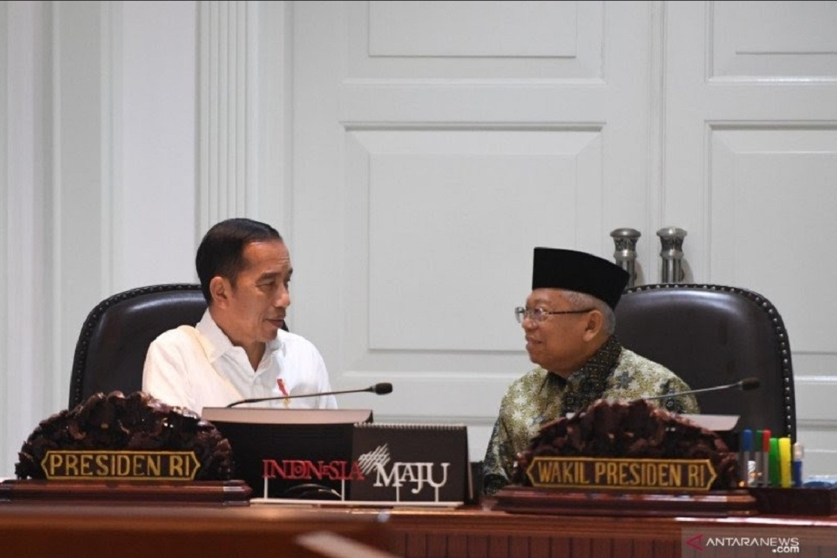 Jokowi Dan Ma Ruf Amin Hadir Pembukaan Muktamar Ke 34 NU GenPI Co