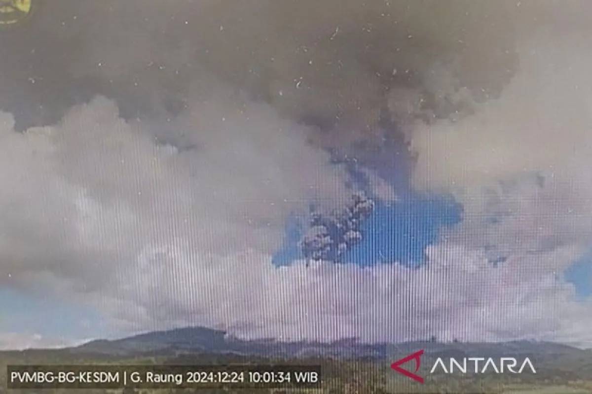 Gunung Raung Erupsi Masyarakat Dilarang Beraktivitas Radius 3 Km Dari