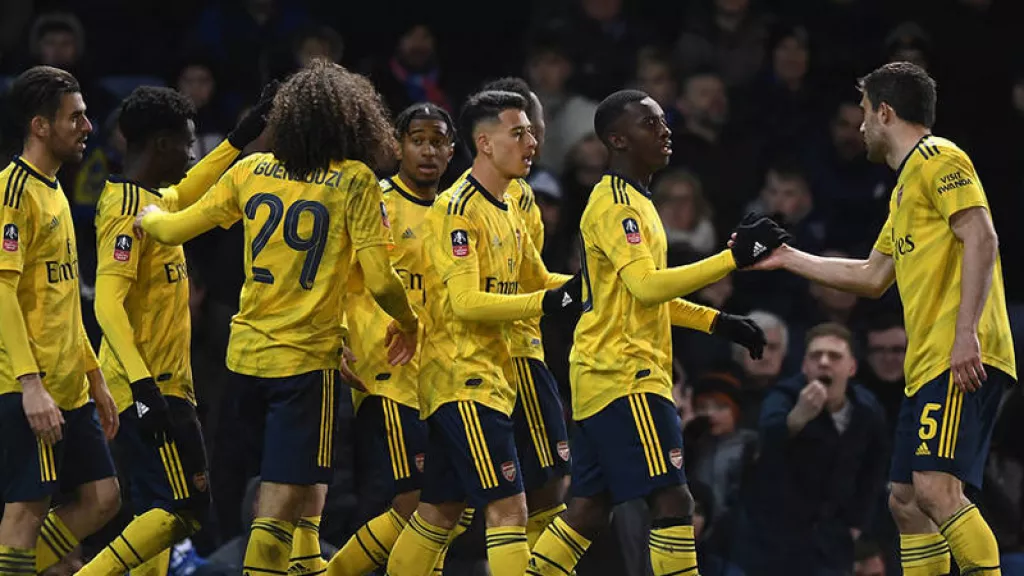 Portsmouth vs Arsenal 0-2: Eddie Nketiah Istimewa - GenPI.co