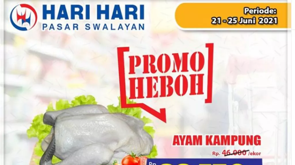 Promo Hari Hari Swalayan: Harga Ayam Turun Gede, Bawang Murah - GenPI.co