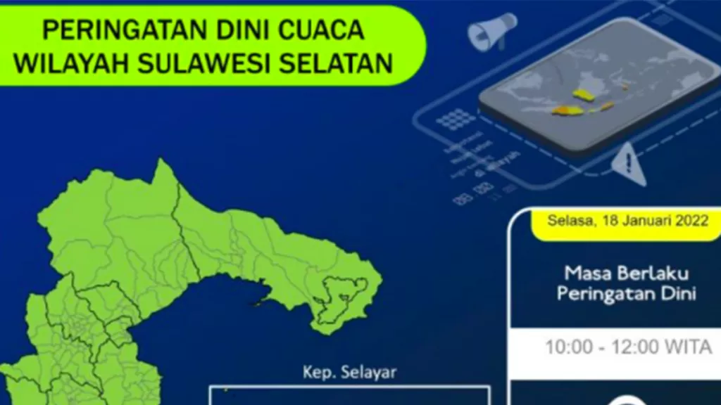Ada Alarm Bahaya dari BMKG, Warga Makassar Diminta Waspada! - GenPI.co