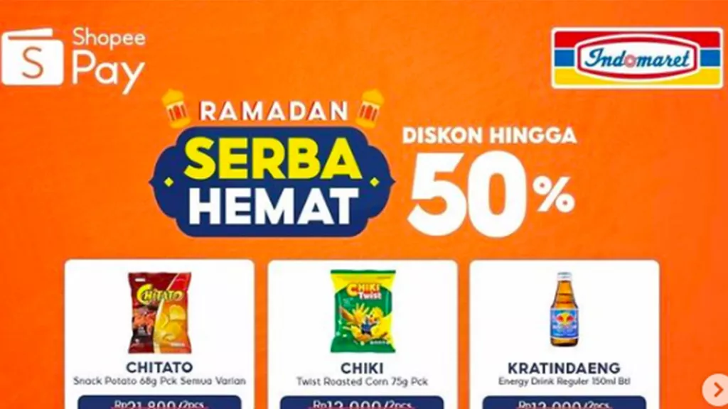 Promo Indomaret Spesial Ramadan, Bayar Pakai ShopeePay Murah Pol! - GenPI.co