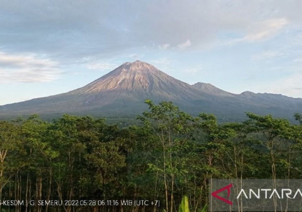 Kabar Gunung Semeru Terkini, Tanda dari PVMBG - GenPI.co JATIM