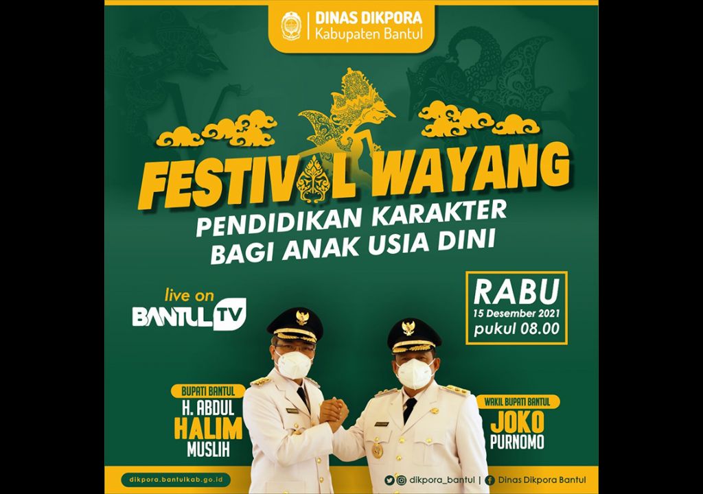 Gelar Festival Wayang, Pemkab Bantul Ingin Anak-anak Cinta Budaya - GenPI.co JOGJA