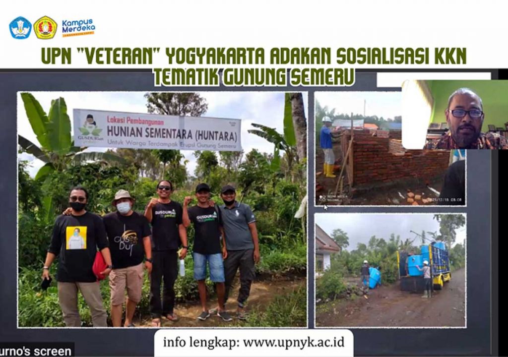 Pemulihan Korban Erupsi Semeru, UPN Yogyakarta Kirim Mahasiswa - GenPI.co JOGJA