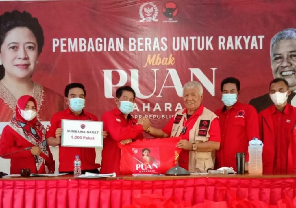 Puan Maharani Bagikan Beras Premium, Ada Apa? - GenPI.co NTB