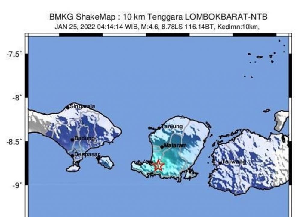 Gempa Bumi Guncang Pulau Lombok Terasa Hingga Bali - GenPI.co NTB