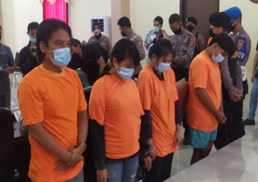 Polresta Mataram Ciduk 4 Orang Terduga Pengedar di Indekos - GenPI.co NTB