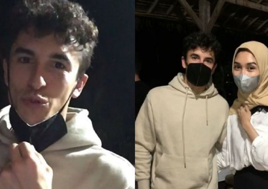 Marquez Beri Ciuman ke Fans Wanita, ini Komentar Netizen - GenPI.co NTB
