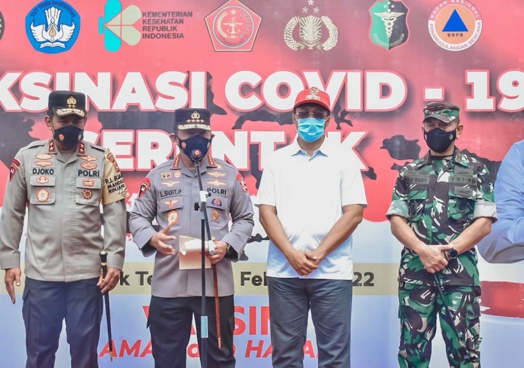 Kapolri Pantau Vaksinasi di Rumah Sakit Mandalika - GenPI.co NTB