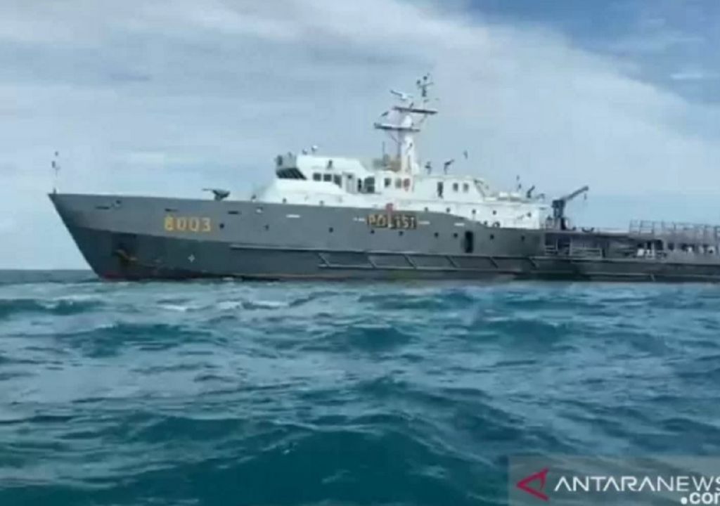 Mantap! Tiga Kapal Besar Mabes Polri Siaga di Perairan Lombok - GenPI.co NTB