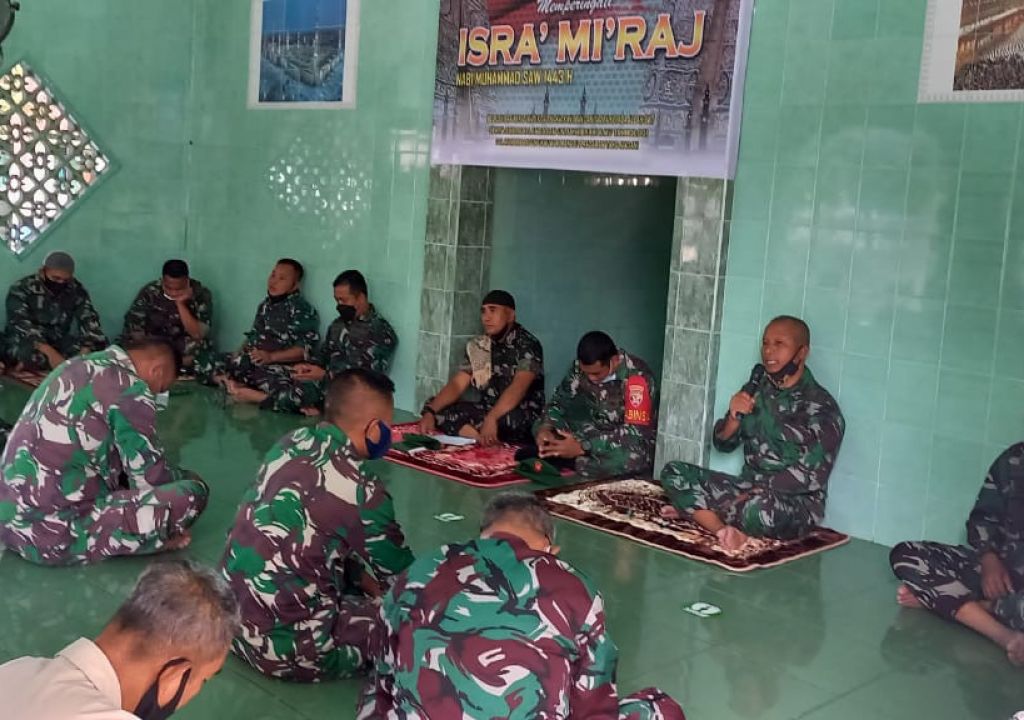 Segarkan Ingatan, Kodim Loteng Gelar Isra Mikraj - GenPI.co NTB