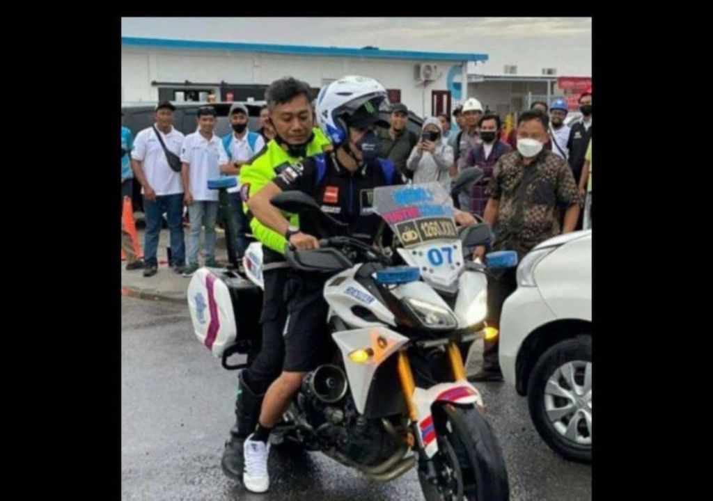 Wow, Pembalap MotoGP Ini Gunakan Motor Polisi - GenPI.co NTB