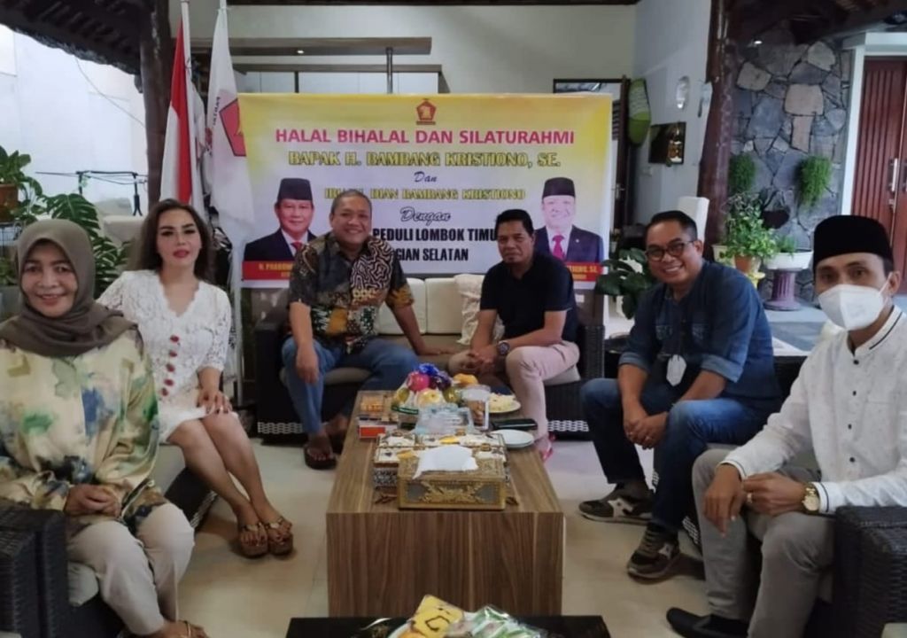 Silaturahmi Lebaran, Bambang Kristiono Temui Tim HBK Peduli - GenPI.co NTB
