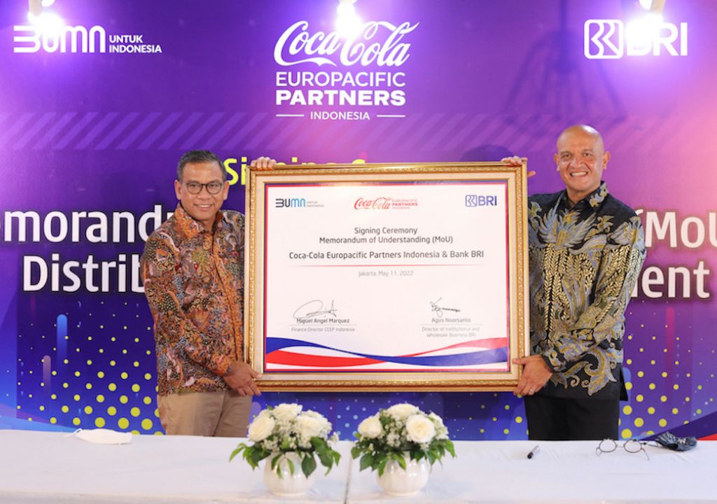 CCEP Indonesia Kerja Sama dengan BRI Gunakan Billing Management - GenPI.co NTB