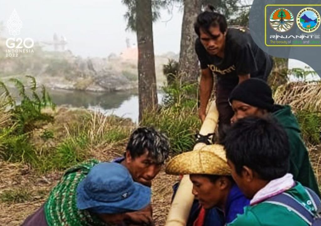 Wisatawan Asing Jatuh di Gunung Rinjani Saat ke Segara Anak - GenPI.co NTB