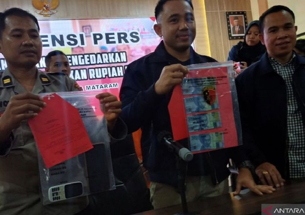 Polisi Tangkap Pengedar Uang Palsu di Mataram - GenPI.co NTB