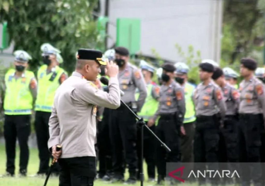 Malam Pergantian Tahun, 495 Polisi Jaga Mataram - GenPI.co NTB