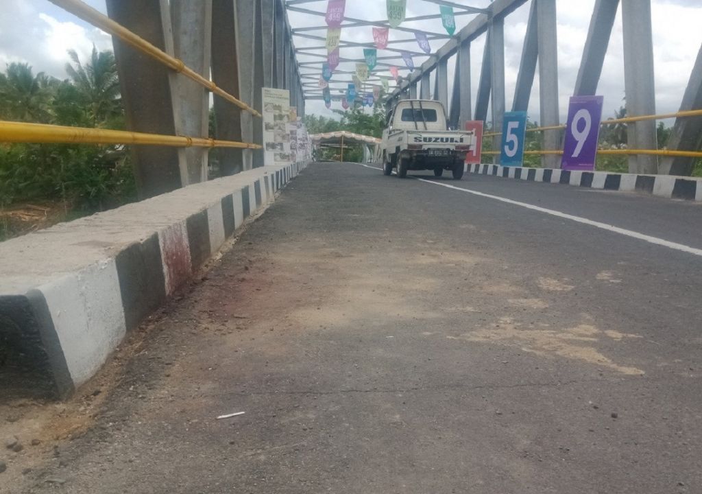 Baru Diresmikan, Jembatan Lantan Lombok Tengah Retak - GenPI.co NTB