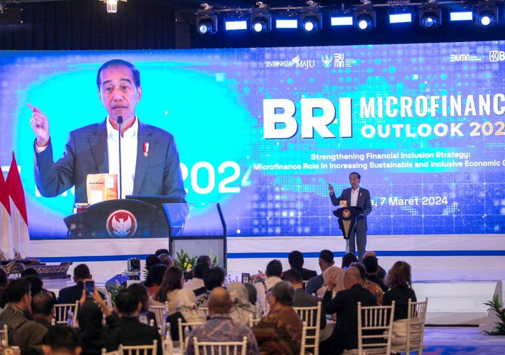 Buka BRI Microfinance Outlook 2024, Presiden Jokowi Apresiasi Komitmen BRI - GenPI.co NTB