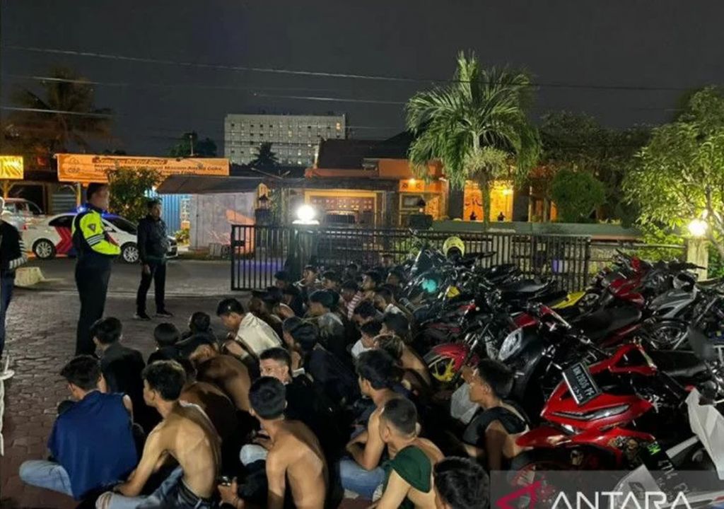 Polresta Pekanbaru Bergerak, Tuh Banyak Remaja Ditangkap - GenPI.co RIAU