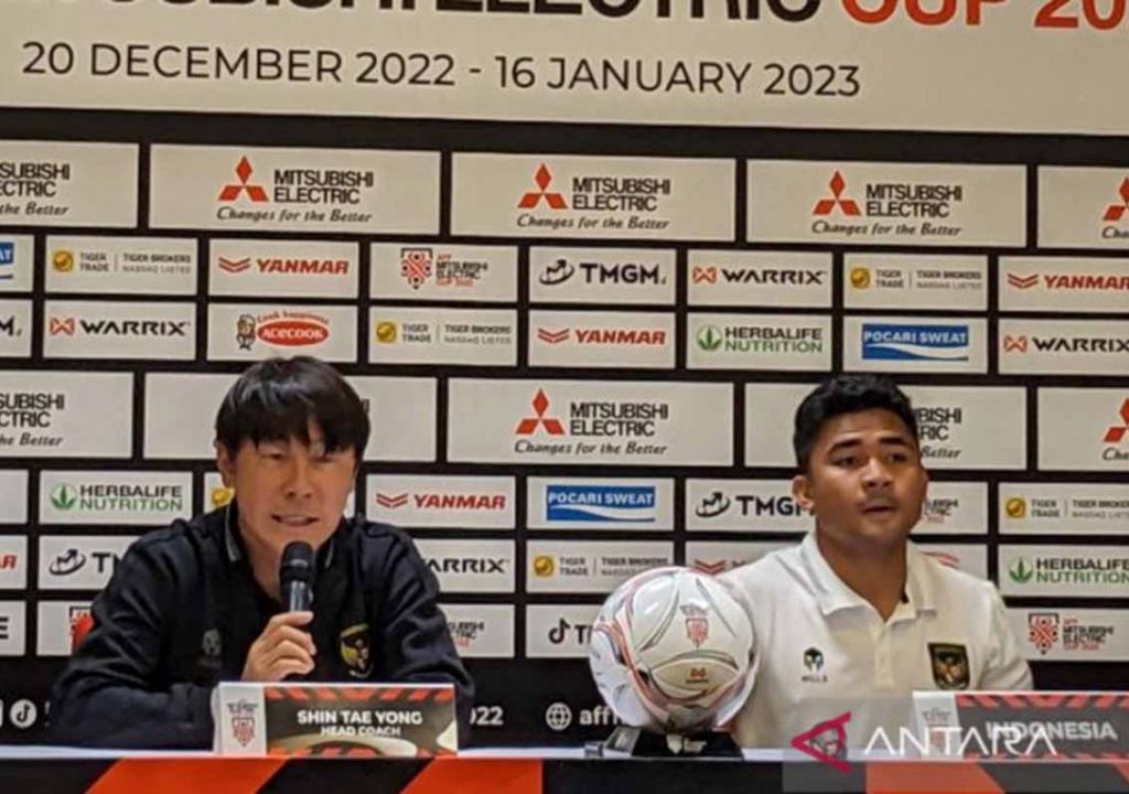 Piala AFF, Shin Tae-yong Yakin Timnas Indonesia Menang Atas Thailand - GenPI.co RIAU