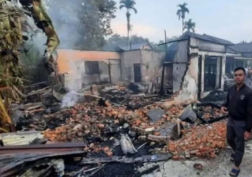 Kebakaran di Bangkinang Kota Kabupaten Kampar, Honda Juno Ikut Ludes - GenPI.co RIAU