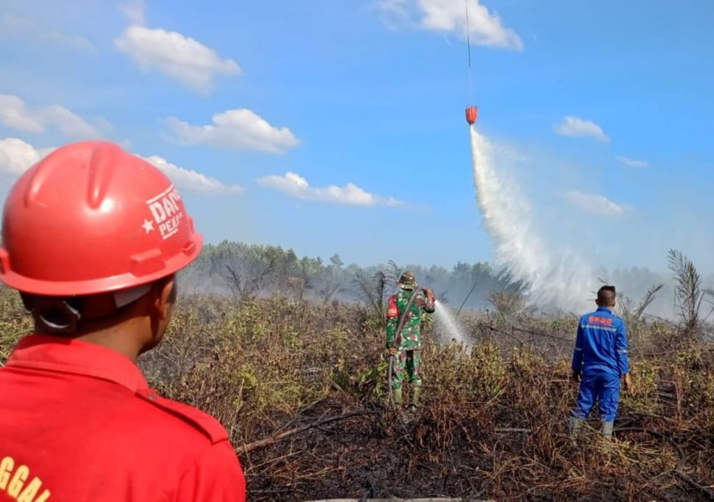 BPBD Riau Sebut Kabut Asap Pekanbaru Kiriman dari Sumsel dan Jambi - GenPI.co RIAU