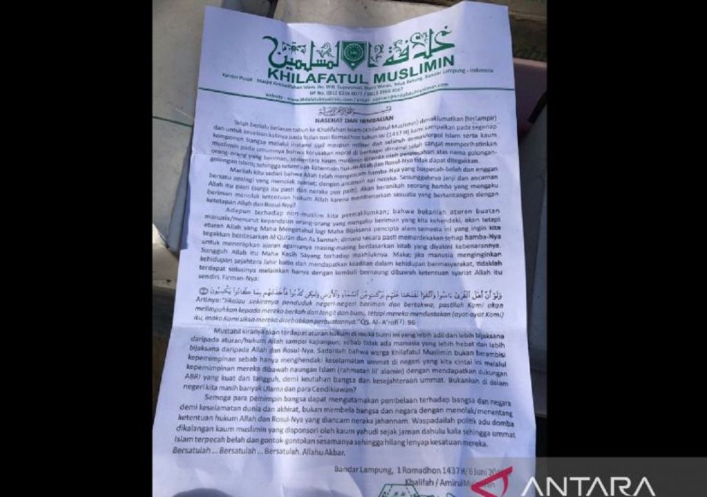 Kelompok Khilafatul Muslimin Bikin Waswas, Densus 88 Turun Tangan - GenPI.co SULSEL