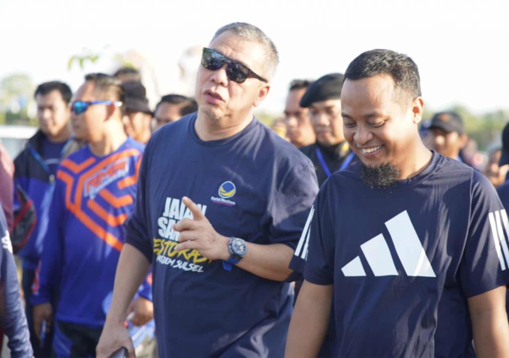 Gubernur Sulsel dan Waketum NasDem Pamer Kebersamaan di Makassar, Cie! - GenPI.co SULSEL