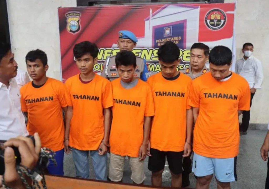 Dor! 5 Pelaku Pembusuran Makassar Ditembak Polisi - GenPI.co SULSEL