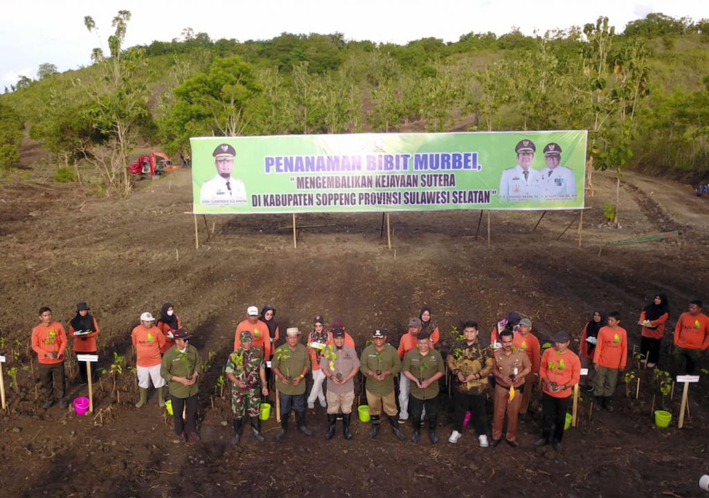 Kembalikan Kejayaan Sutra, Aksi Gubernur Sulsel Top Banget - GenPI.co SULSEL