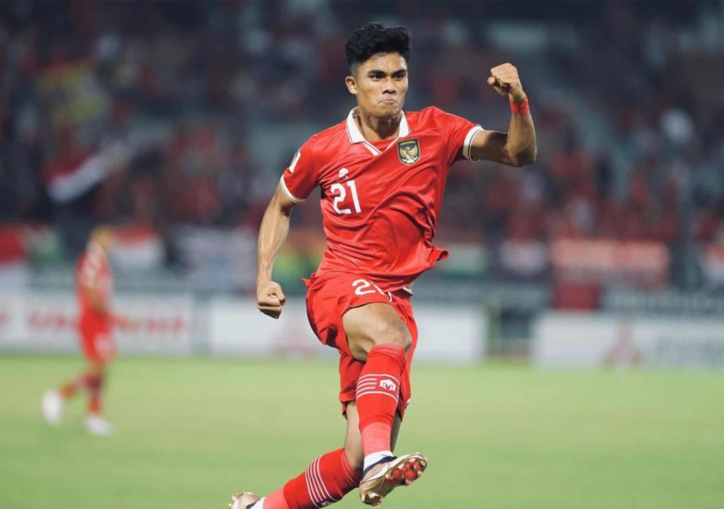Striker PSM Makassar Ramadhan Sananta Cetak 2 Gol ke Myanmar - GenPI.co SULSEL