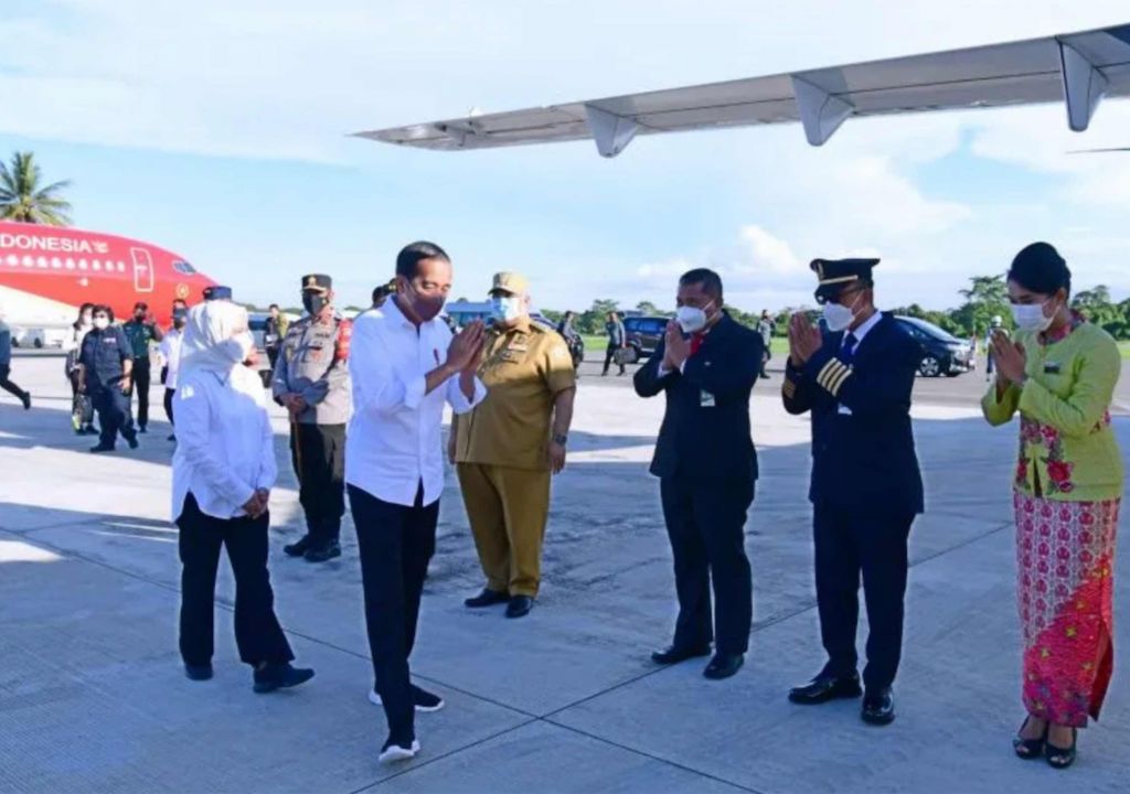 Jokowi Tiba di Wakatobi, 4.500 TNI-Polri Amankan 7 Lokasi - GenPI.co SULTRA