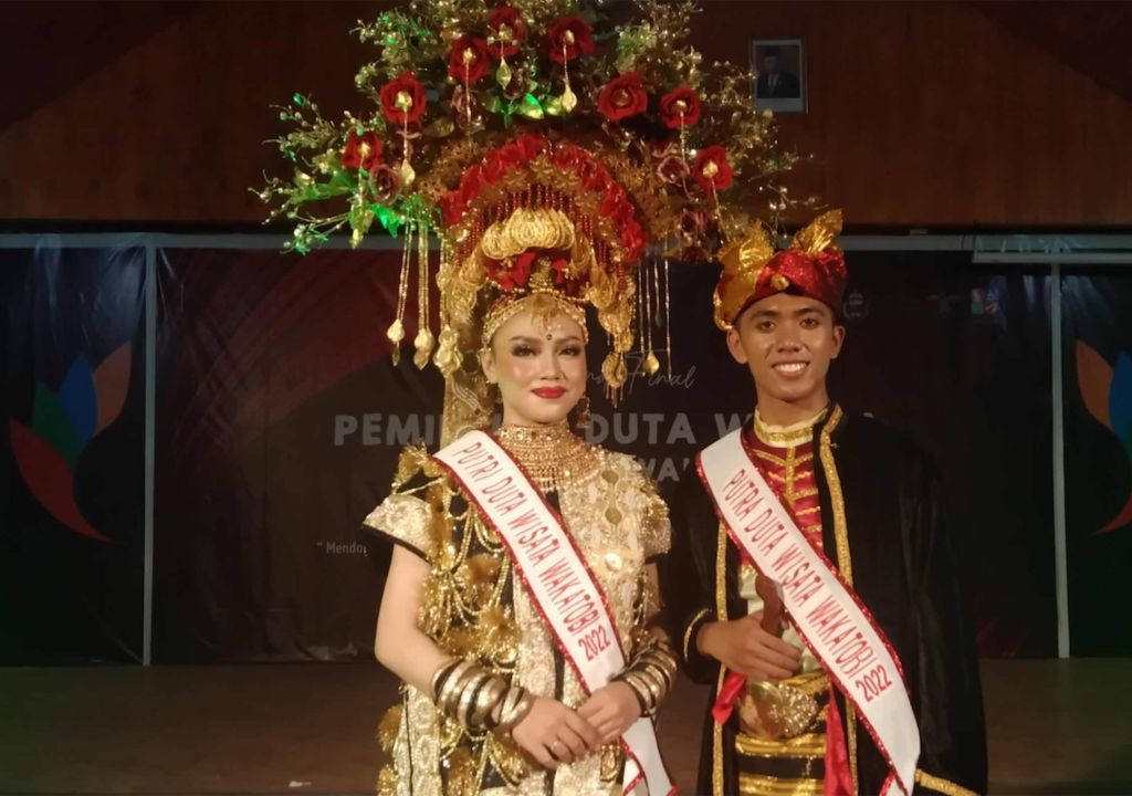 Sastri Putri dan Raditman Ansyar, Duta Wisata Wakatobi 2022 - GenPI.co SULTRA