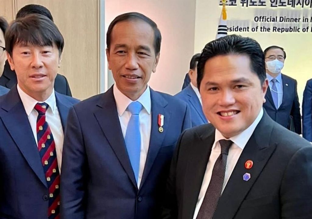Shin Tae yong bertemu Presiden Jokowi di Korea Selatan, Ada Apa? - GenPI.co SULTRA