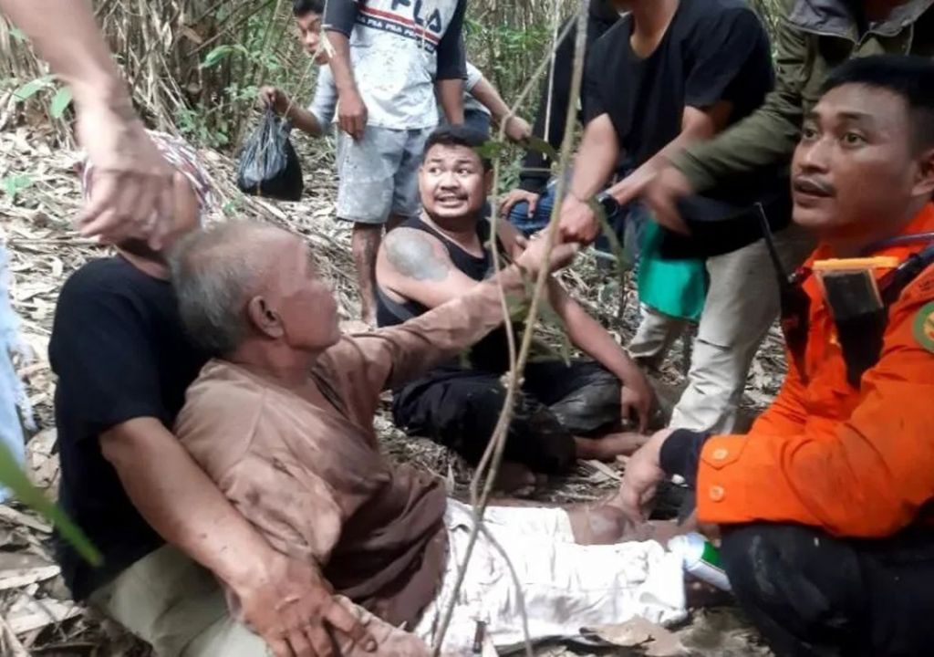 Hilang di Hutan Konawe, Kakek Amin Ditemukan Selamat - GenPI.co SULTRA