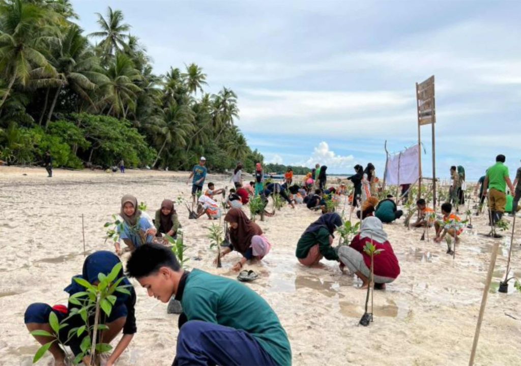 5 Ribu Bibit Mangrove Ditanam di Wakatobi Sulawesi Tenggara - GenPI.co SULTRA