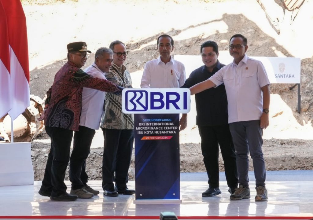 Presiden Jokowi Groundbreaking BRI International Microfinance Center Seluas 13 Ribu Meter Persegi di Ibu Kota Nusantara - GenPI.co SULTRA