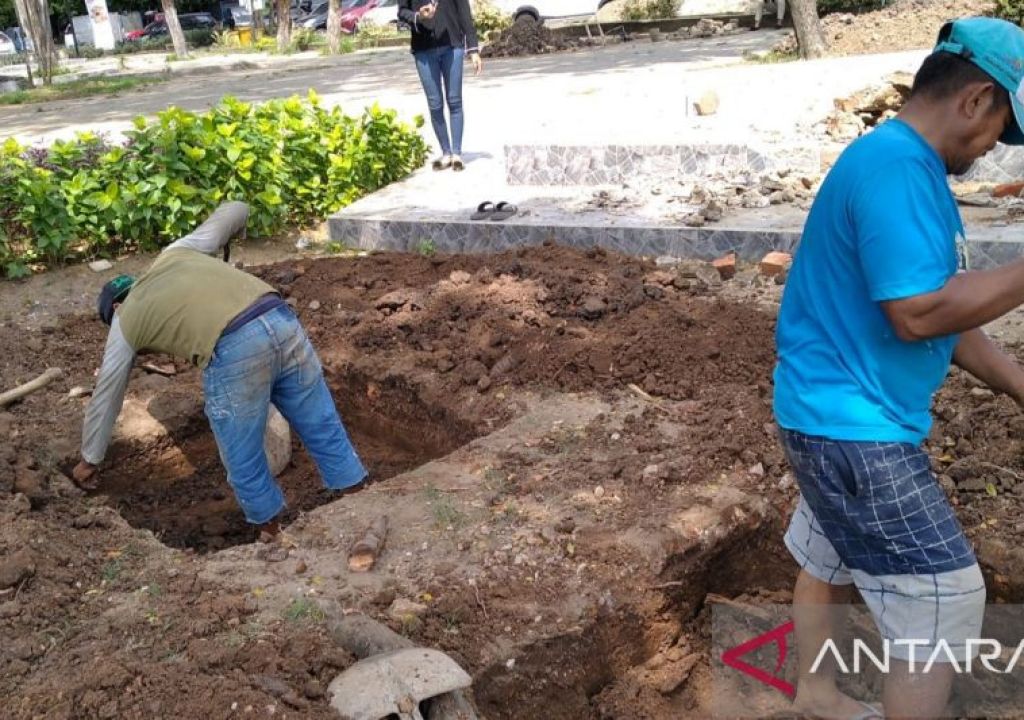 Ditemukan Struktur Batu Bata Kuno di Kawasan SMB II Palembang - GenPI.co SUMSEL