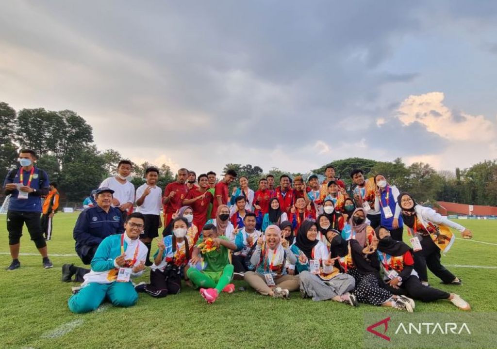 Jelang Final Sepak Bola CP APG 2022, Tim Indonesia Tampil Pincang - GenPI.co SUMSEL