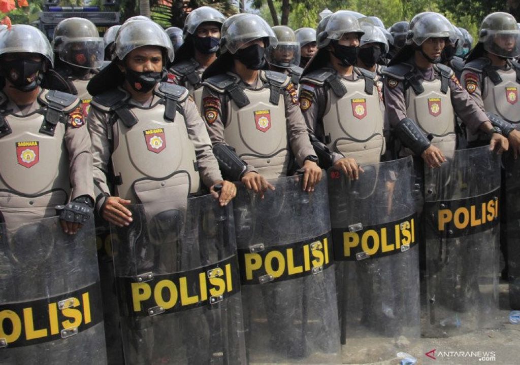 Ratusan Polisi Bersiaga Amankan Kota Palembang, Ada Apa Nih? - GenPI.co SUMSEL