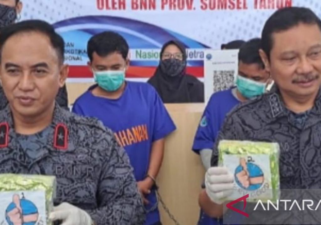 BNN Sumsel Bongkar Jaringan Peredaran Narkoba Lintas Provinsi - GenPI.co SUMSEL