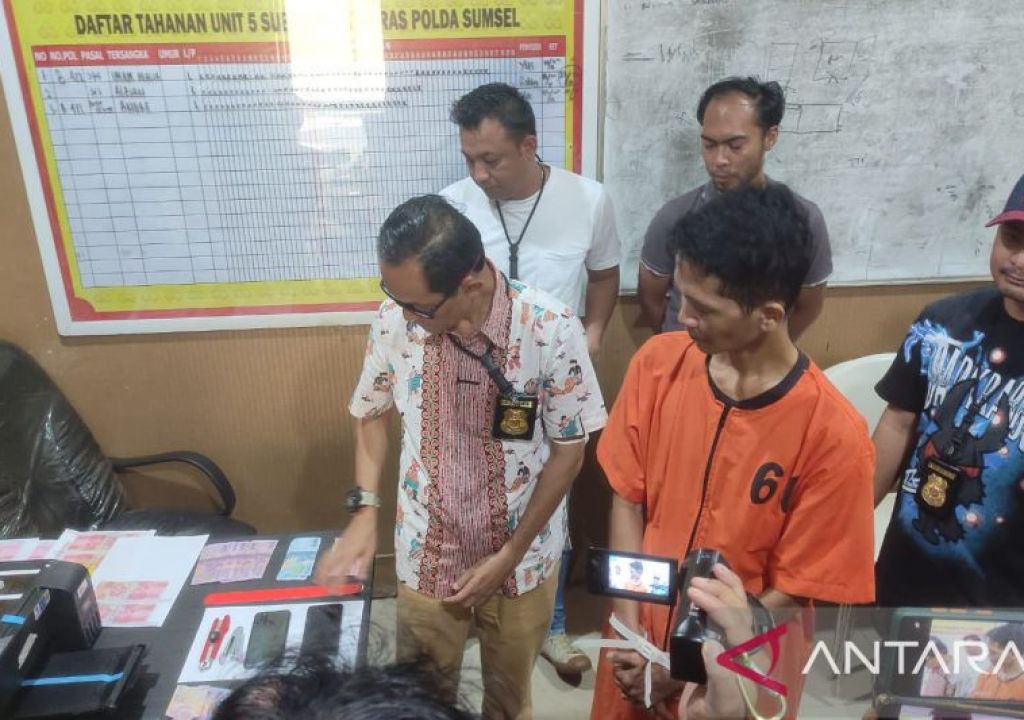 Pembuat Rp 5,2 Juta Uang Palsu di Palembang Ditangkap Polisi - GenPI.co SUMSEL