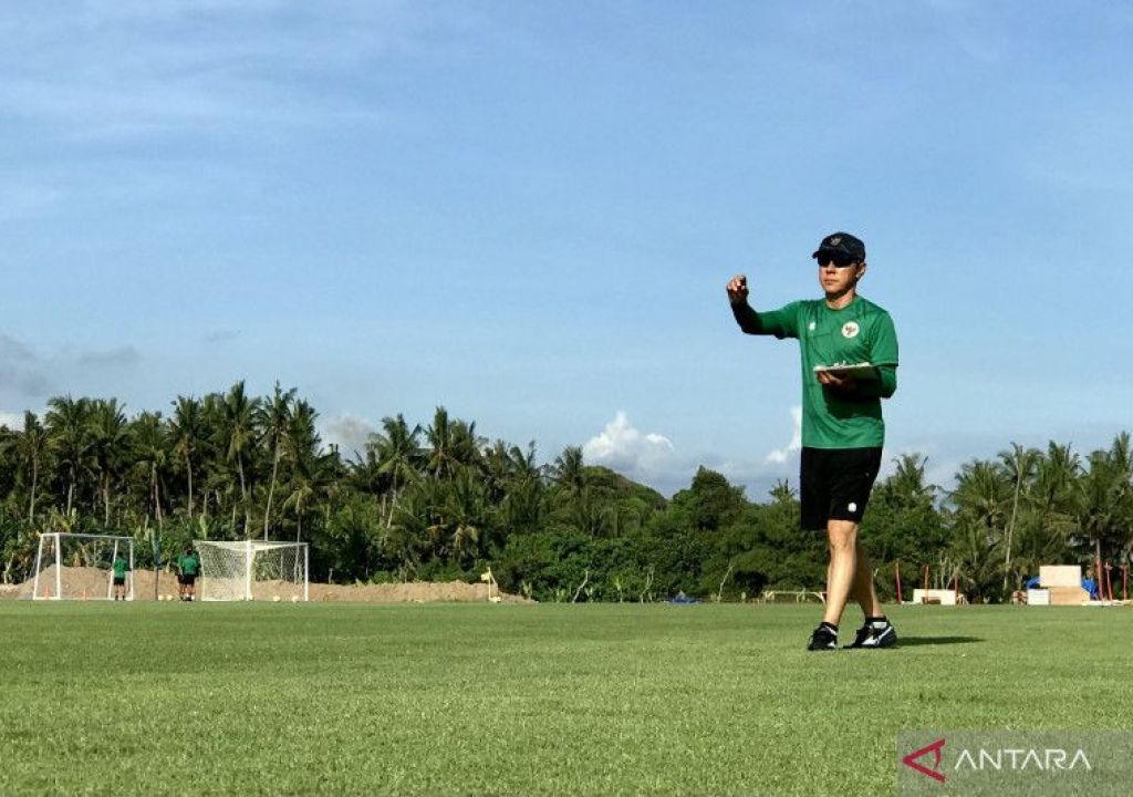 Shin Tae Yong Beber Menu Latihan Timnas Indonesia Jelang Laga Piala AFF 2022. - GenPI.co SUMSEL