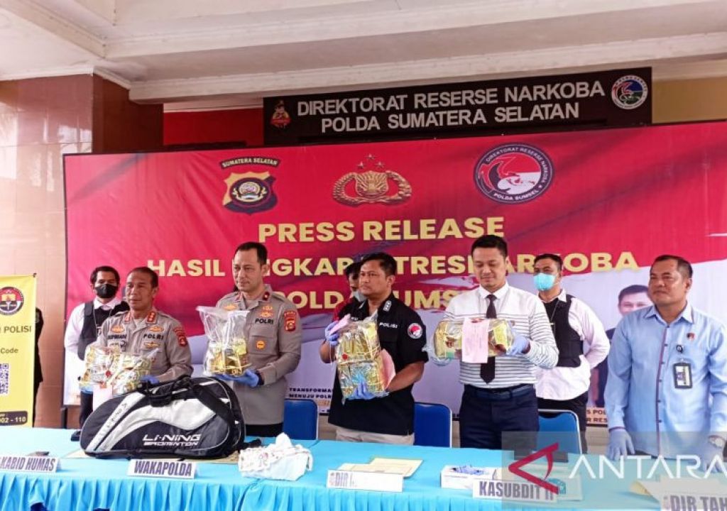 Polisi Ungkap Peredaran Narkoba Jaringan Internasional di Palembang - GenPI.co SUMSEL