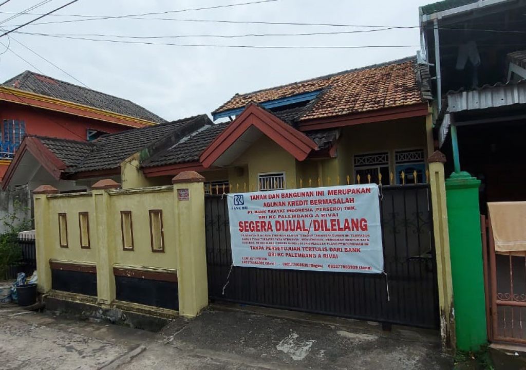 Rumah Cindo di Palembang Dilelang Murah Rp 291 Juta Saja - GenPI.co SUMSEL