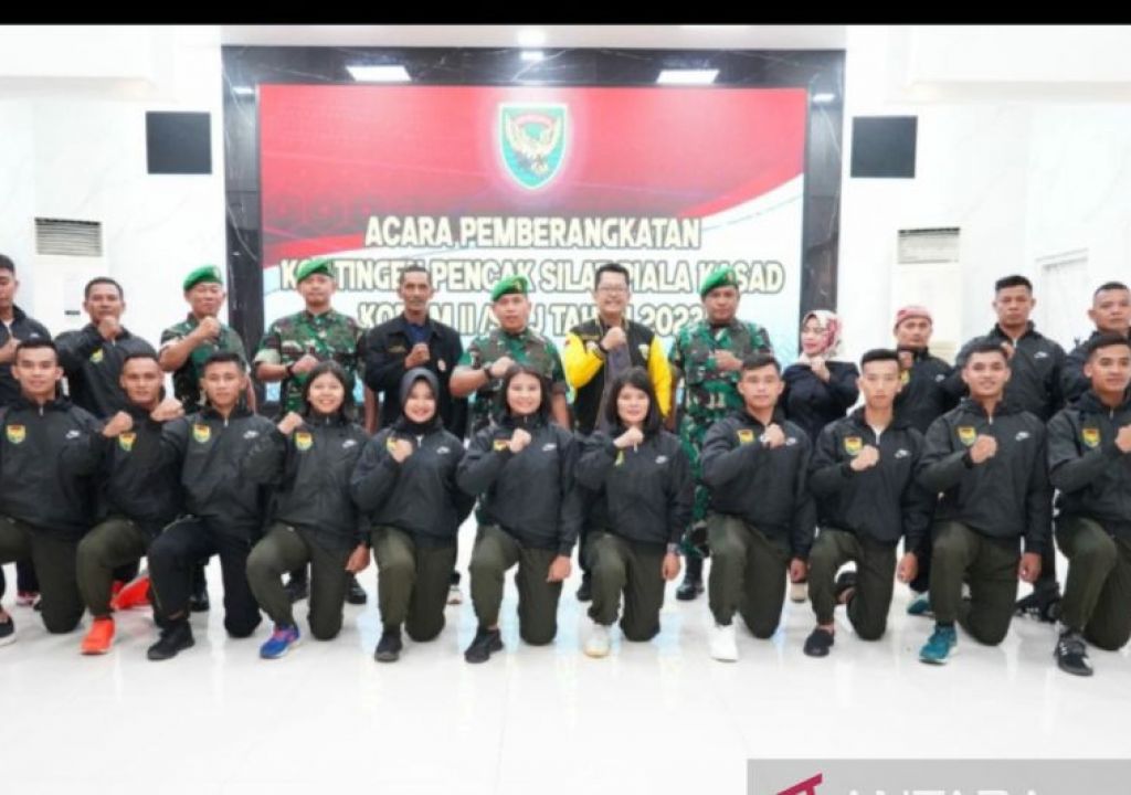 11 Prajurit Kodam Sriwijaya Ikut Kejurnas Pencak Silat Piala Kasad 2023 - GenPI.co SUMSEL