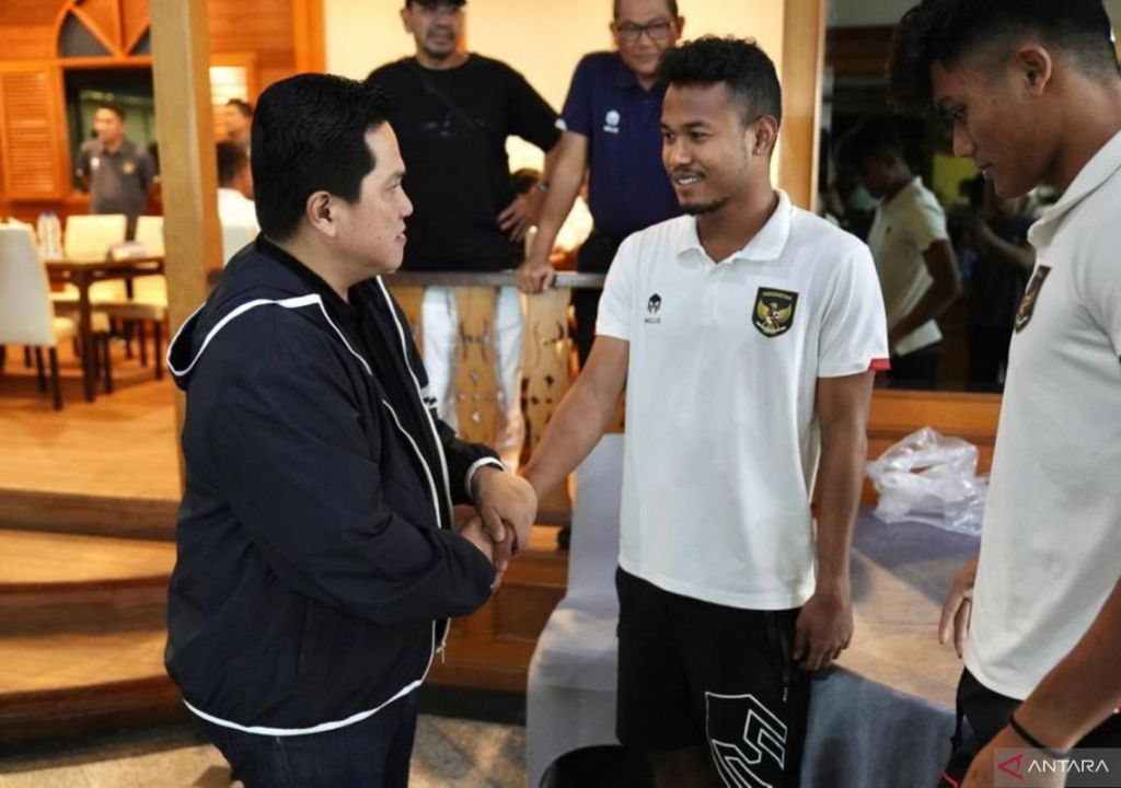 Timnas U-17 Guard of Honour ke U-23, Erick Thohir: Tradisi Baru - GenPI.co SUMSEL